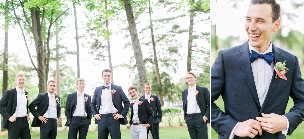 Handsome Groomsmen | Bowties | The Weber Photographers