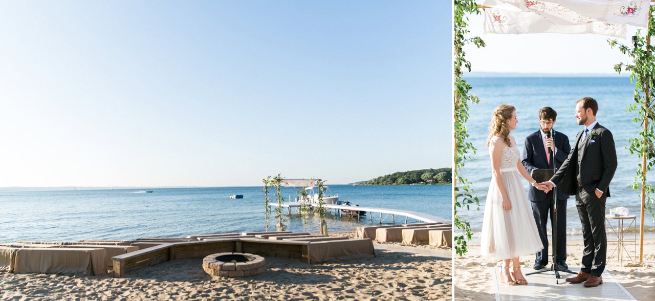Beach Wedding | Traverse City Wedding Photography | The Weber Photographers | Associate Photographer Chelsey