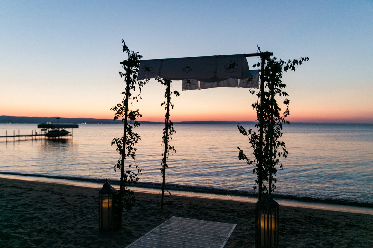 Grand Traverse Bay Sunset | The Weber Photographers | Associate Photographer Chelsey