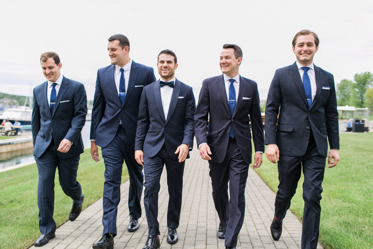 Handsome groomsmen | Bay Harbor Michigan Wedding | The Weber Photographers | Cory Weber