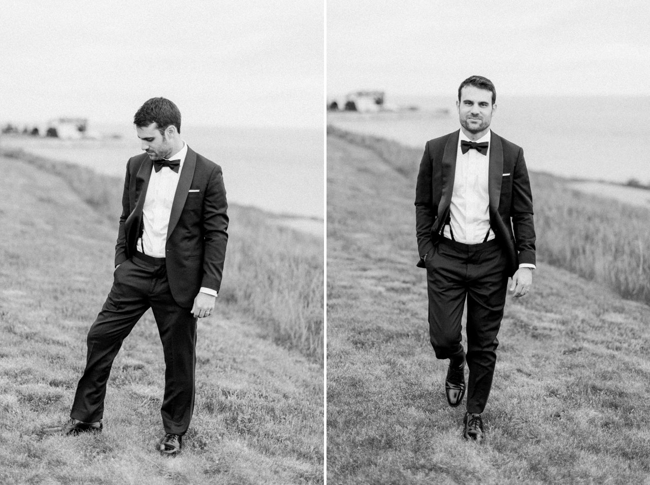 Stylish Groom Portrait | Bay Harbor Michigan Wedding | The Weber Photographers | Cory Weber
