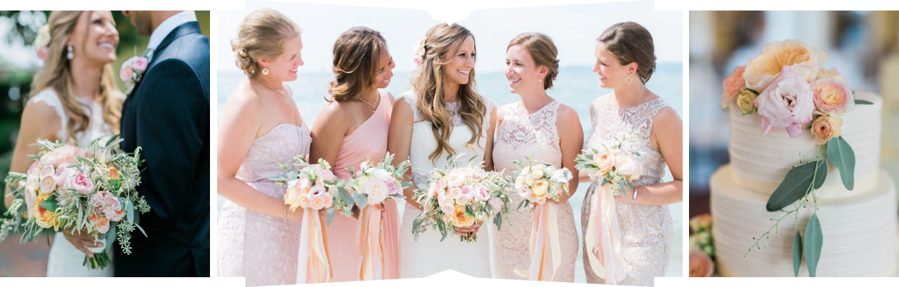 Pink Bridesmaids' dresses | BLOOM Floral Design | The Weber Photographers | Associate Photographer Megan Newman