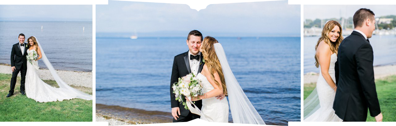 Little Traverse Bay | Bride & Groom Portraits | The Weber Photographers | Cory Weber