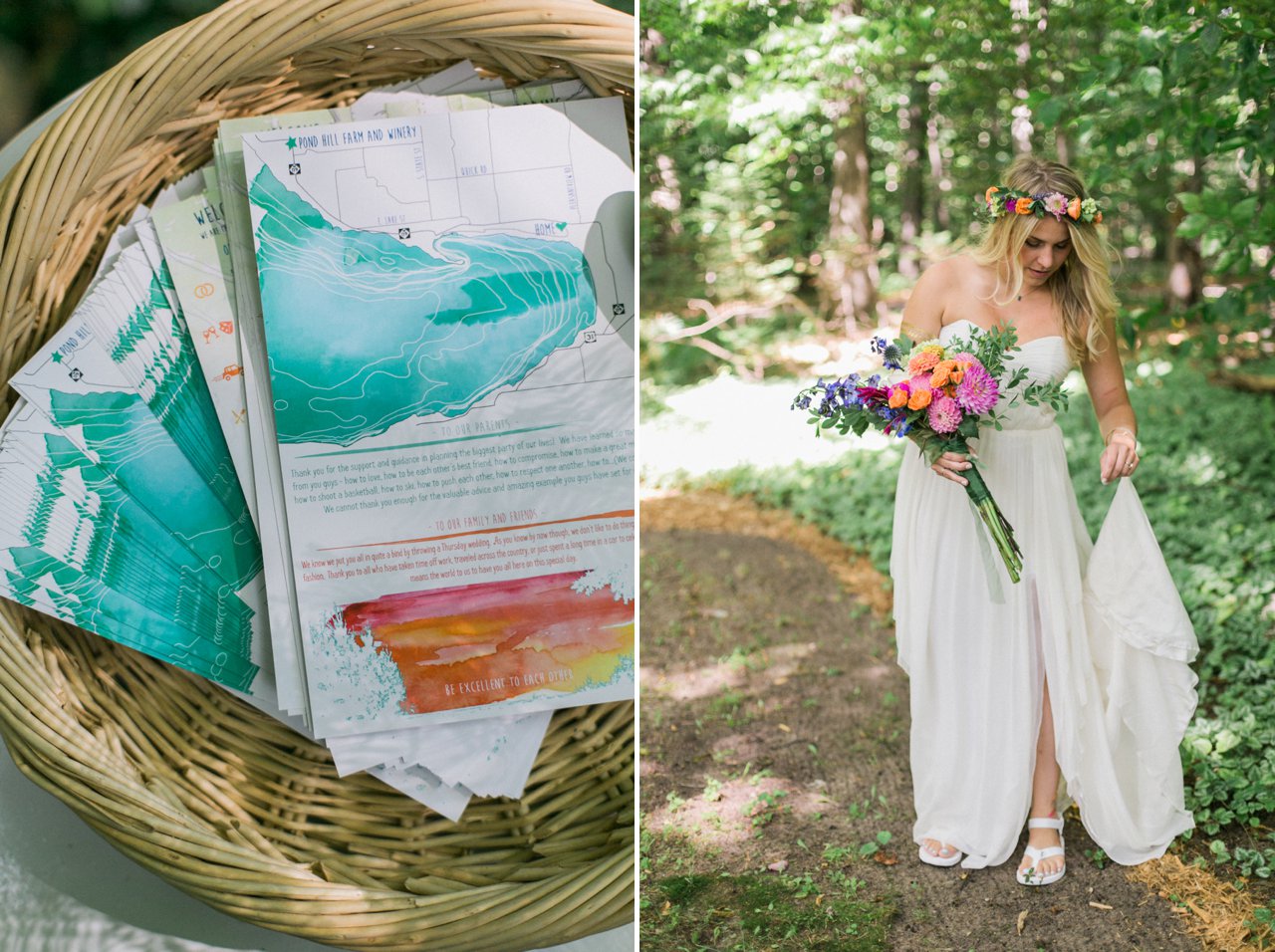 Ivy & Aster Bridal | Bright Floral bouquets | The Weber Photographers | Associate Photographer Chelsey Granger