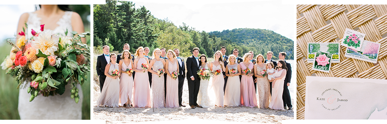 Traverse City Michigan Wedding Party | The Weber Photographers | Cory Weber