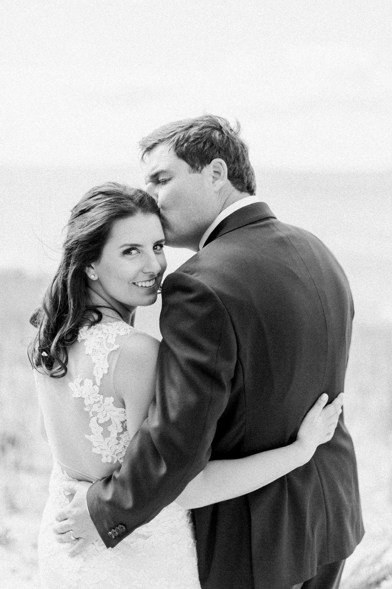 Bride & Groom Portrait Lake Michigan | The Weber Photographers | Cory Weber