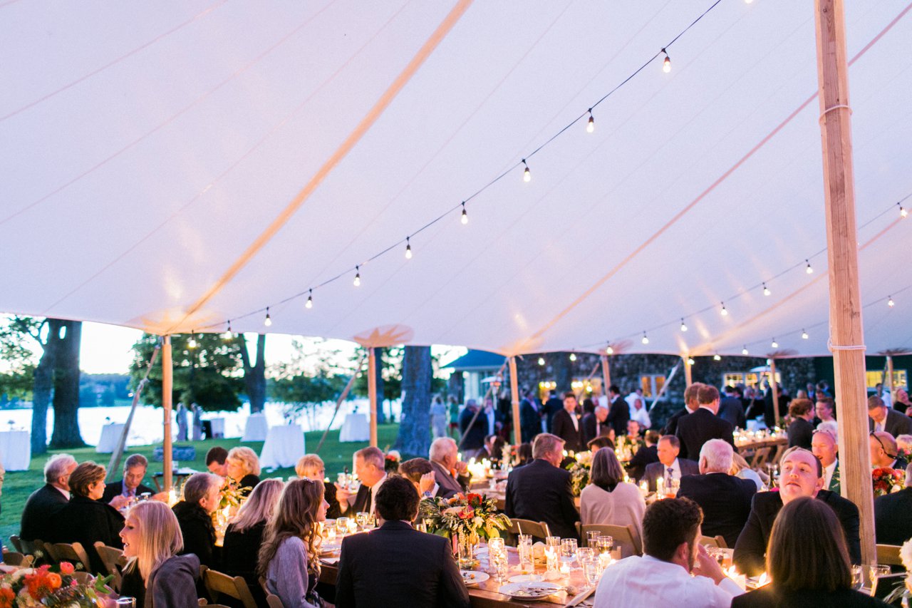Sail Cloth tent Wedding reception | The Weber Photographers | Cory Weber