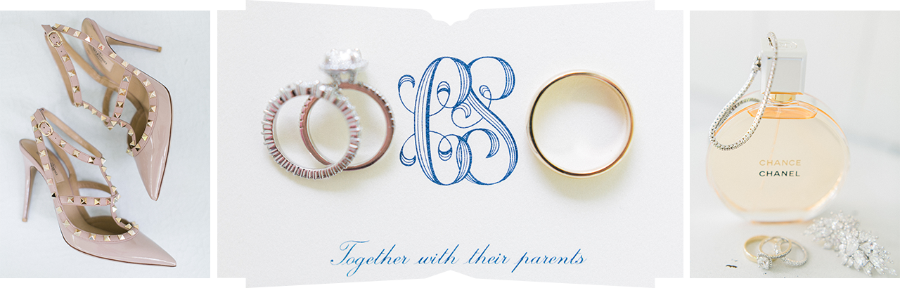 Beautiful bridal details in Northern Michigan