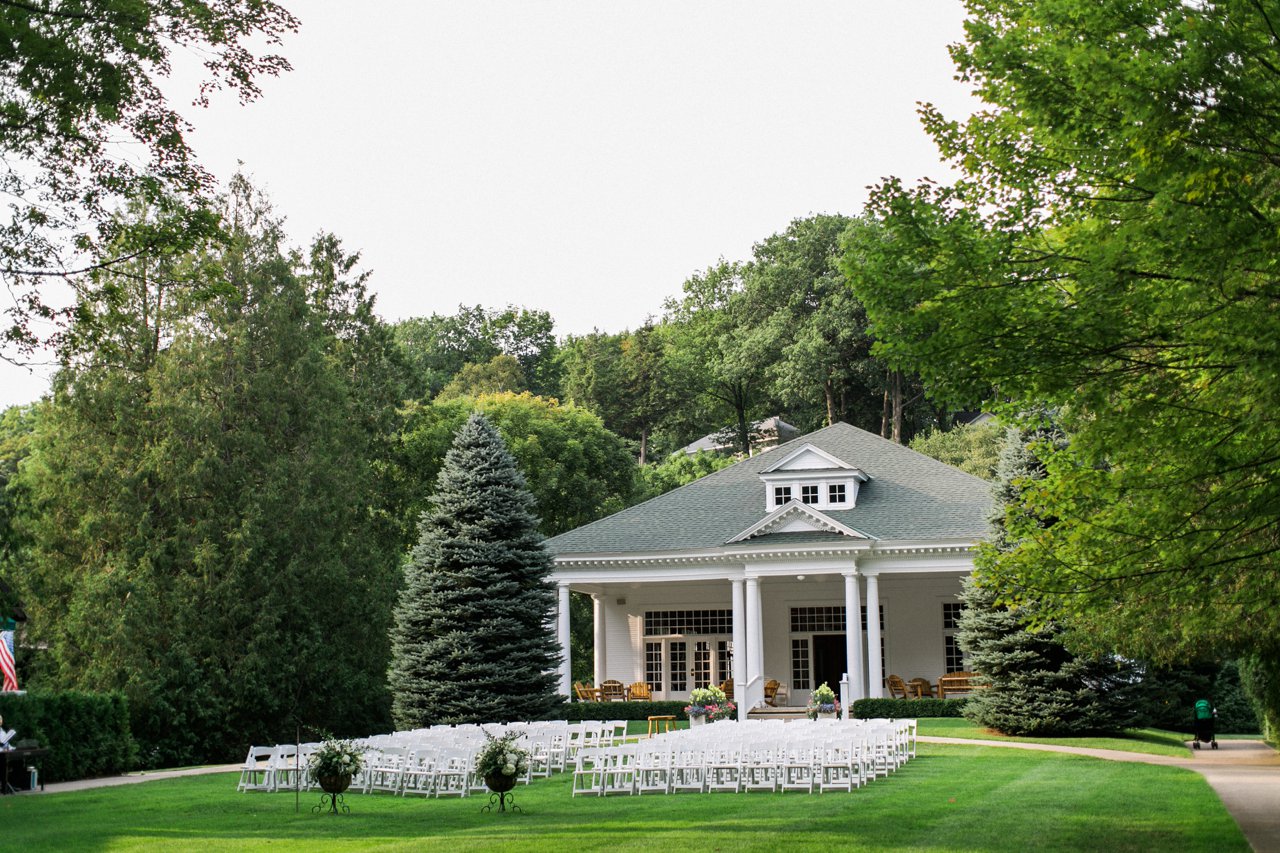 Quaint wedding venue in Harbor Springs, Michigan