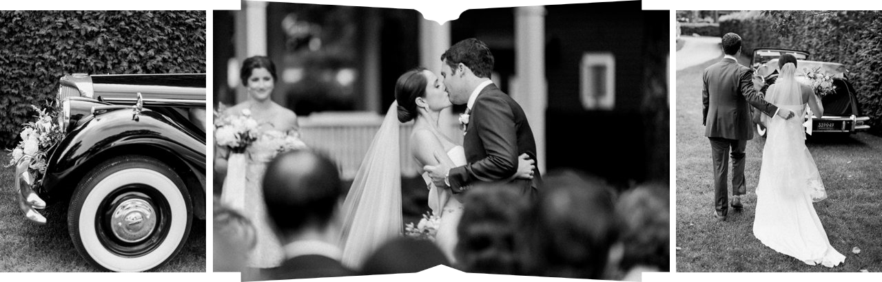 Black and white wedding photos in Northern Michigan