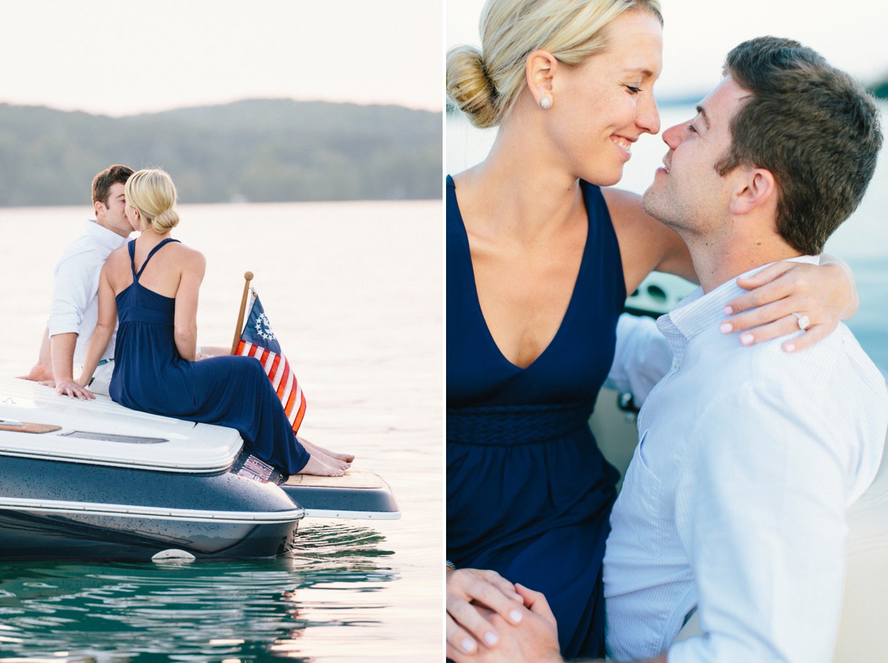 Walloon Lake Engagement Session | Boat ride | The Weber Photographers | Associate Photographer Megan Newman
