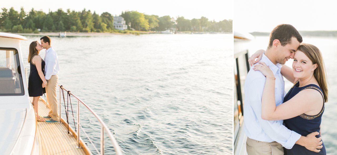 Harbor Springs Yacht Engagement Photography | The Weber Photographers