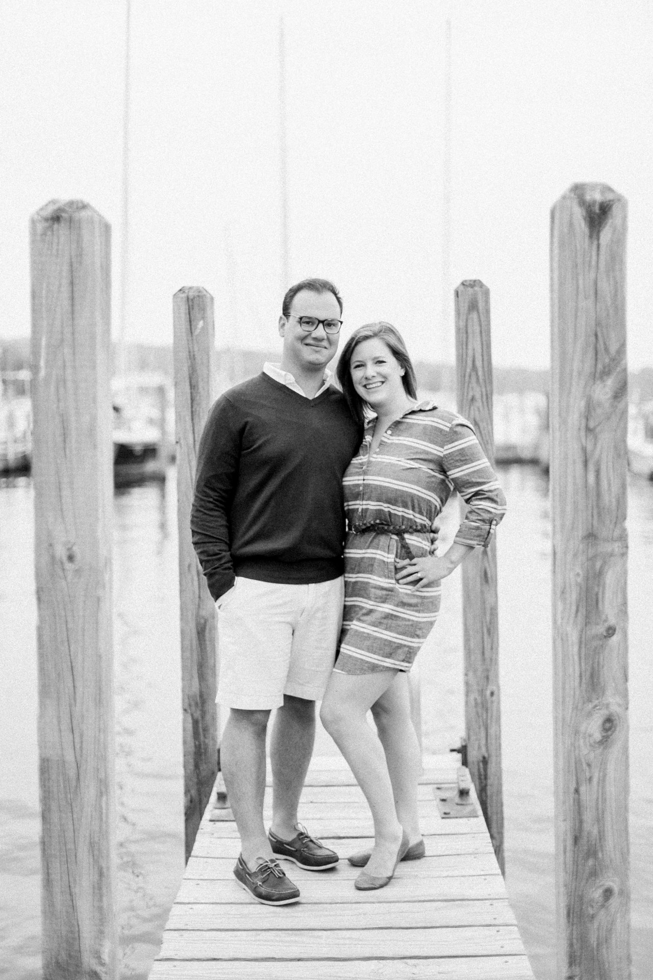 Harbor Springs Pier Engagement Session | The Weber Photographers | Associate Photographer Chelsey