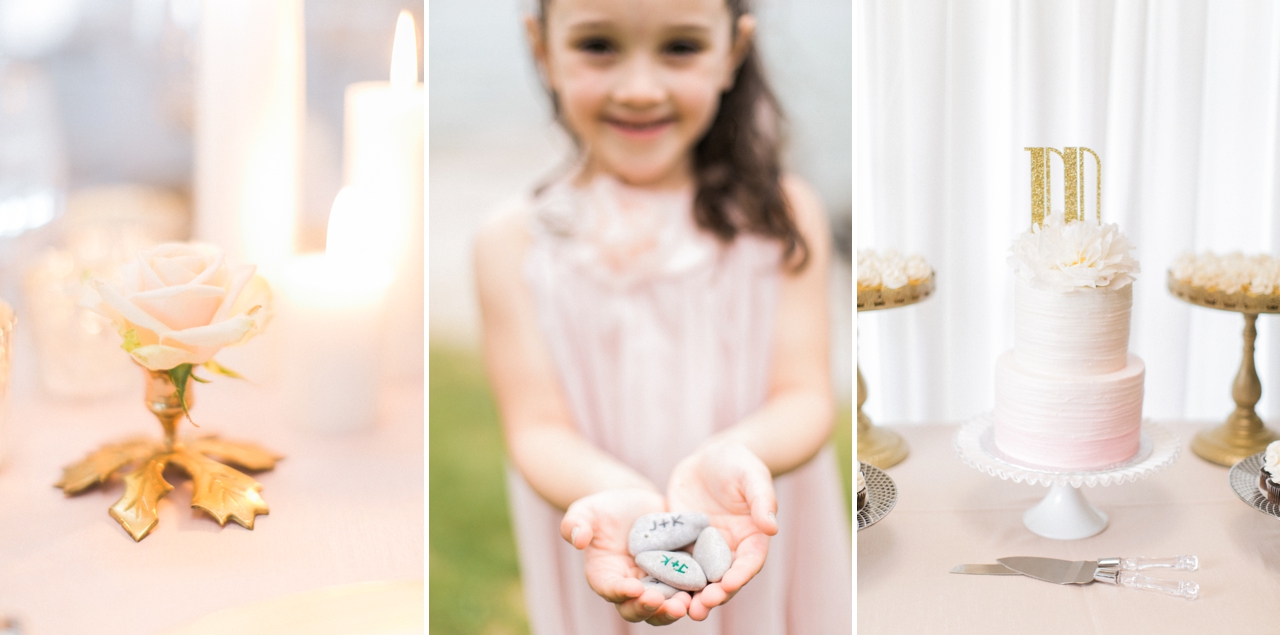 Simply Sweet by Jessica ombre cake | BLOOM Floral Design | Bay Harbor Mi Wedding Photographer | The Weber Photographers