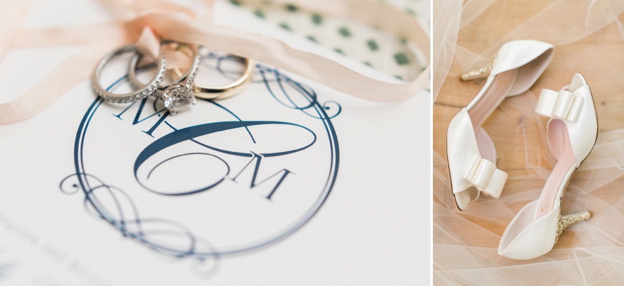 Walloon Lake Wedding Photographer | Holly Thomas Design | Kate Spade Sparkle wedding heels | The Weber Photographers