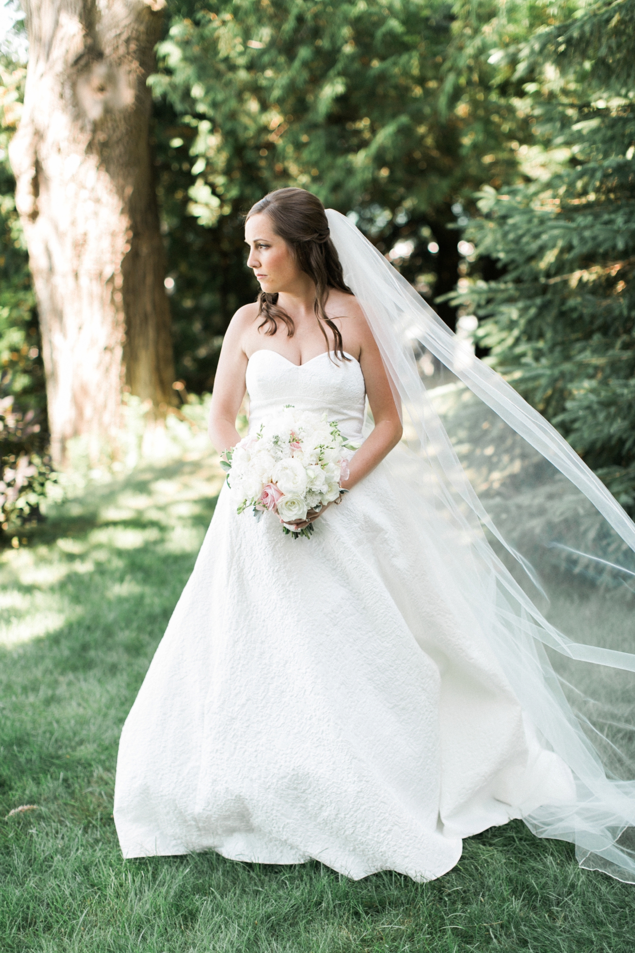 Lela Rose Gown | Walloon Lake Wedding Photographer | The Weber Photographers | Cory Weber