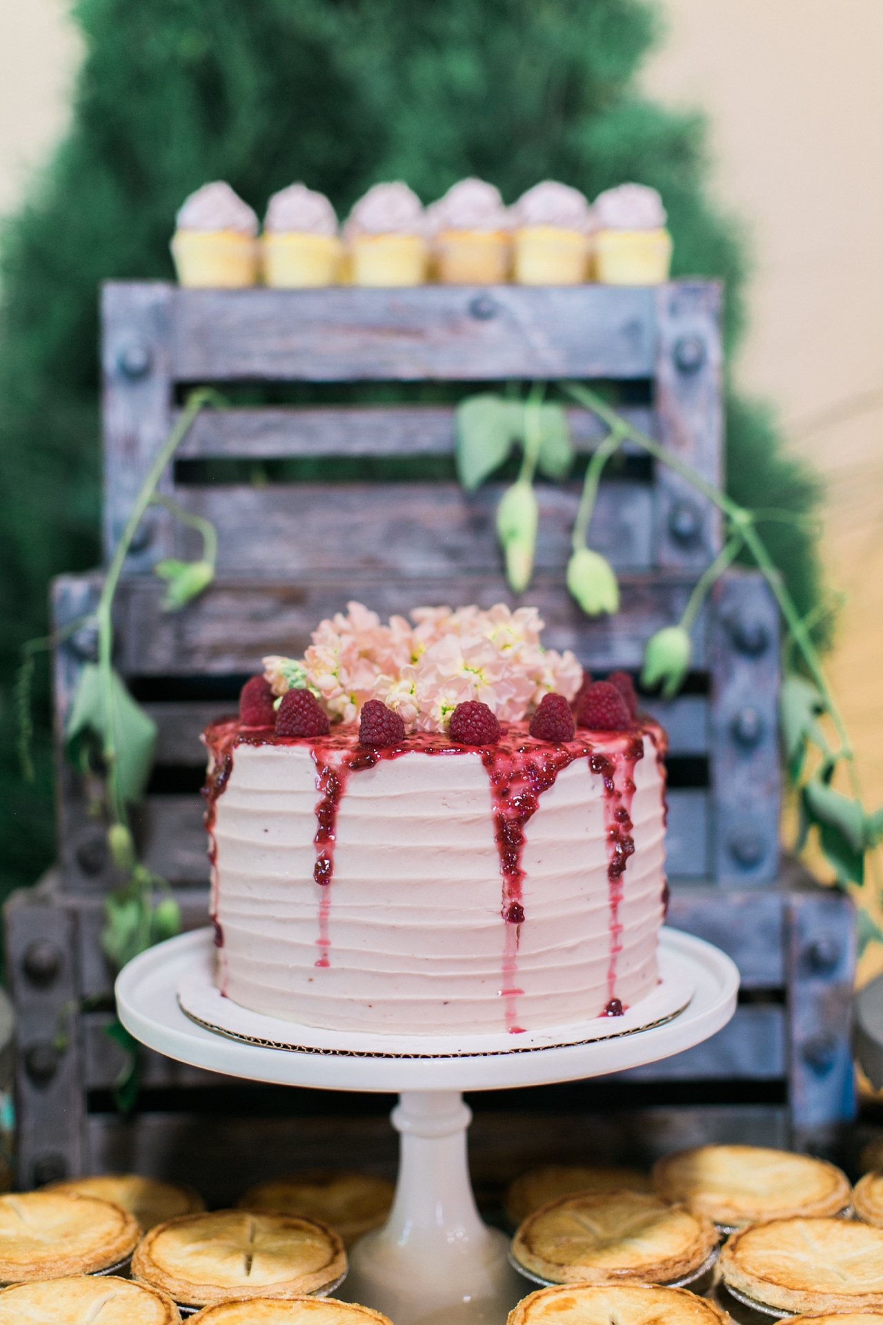 A wedding cake designed for a Harbor Springs wedding