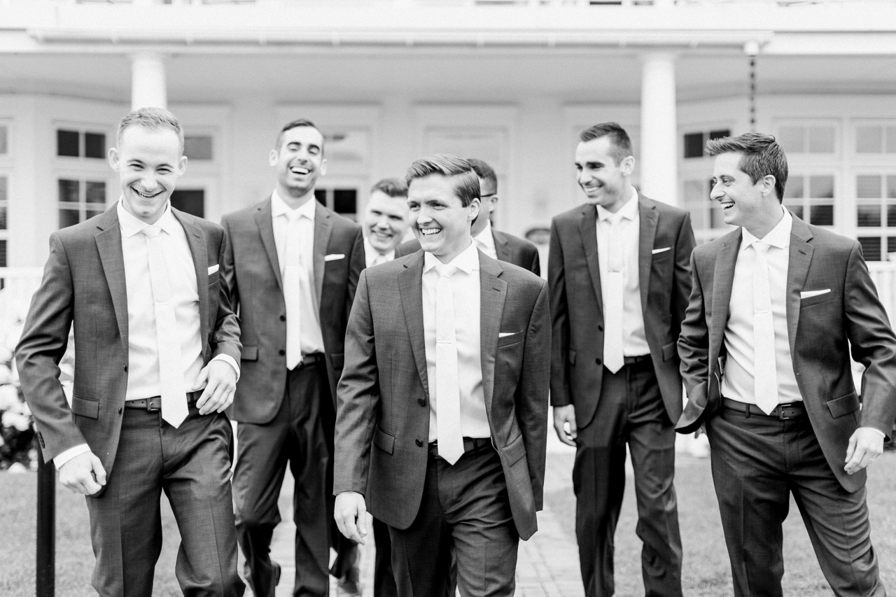 Stylish Groomsmen | Northern Michigan Wedding Photographer | Bay Harbor Yacht Club Wedding | The Weber Photographers | Associate Photographer Megan Newman