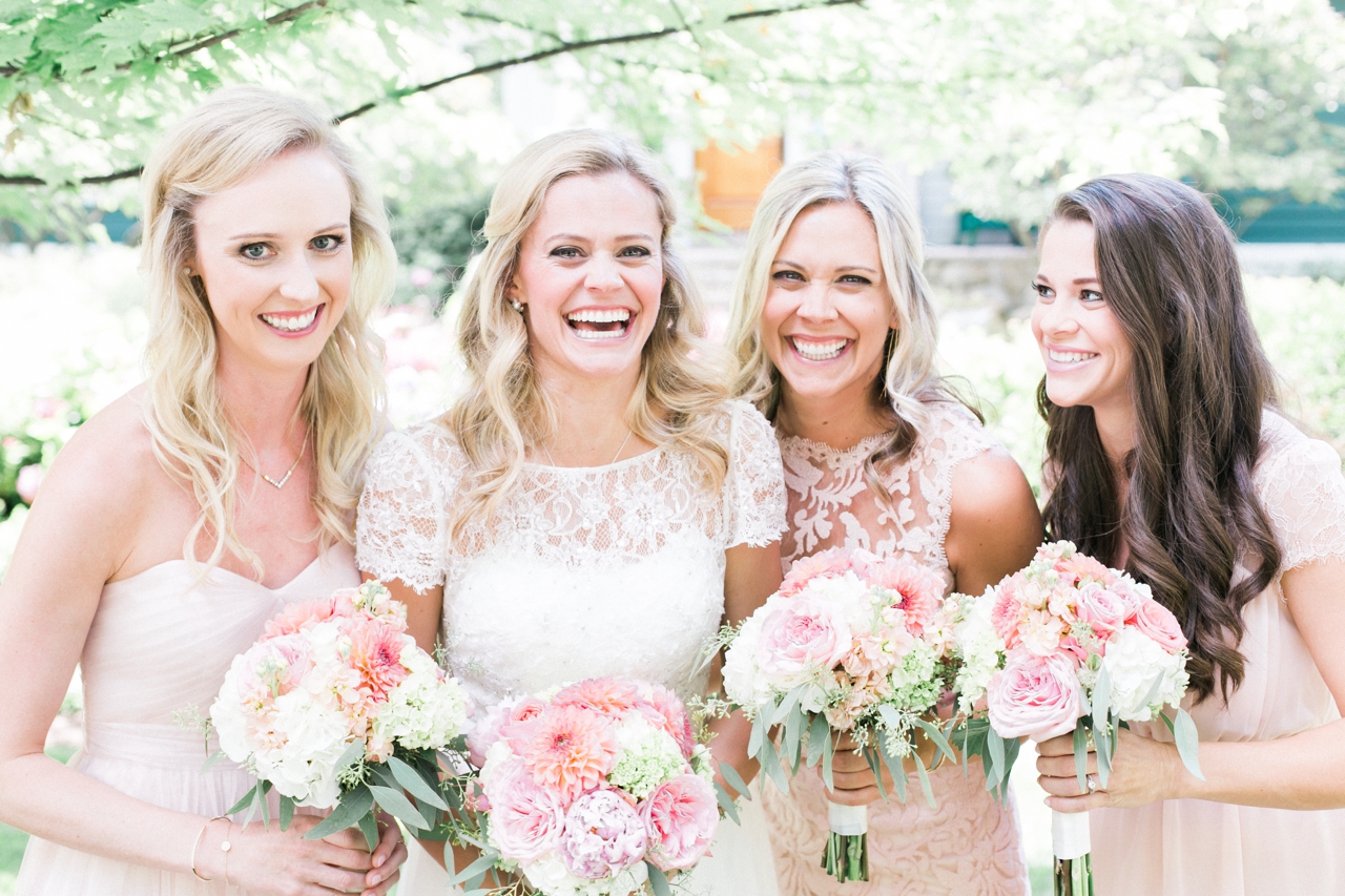 Blush Bridesmaids | Thyme Hill Designs | Charlevoix Wedding Photographer | The Weber Photographers | Associate Photographer Chelsey Granger