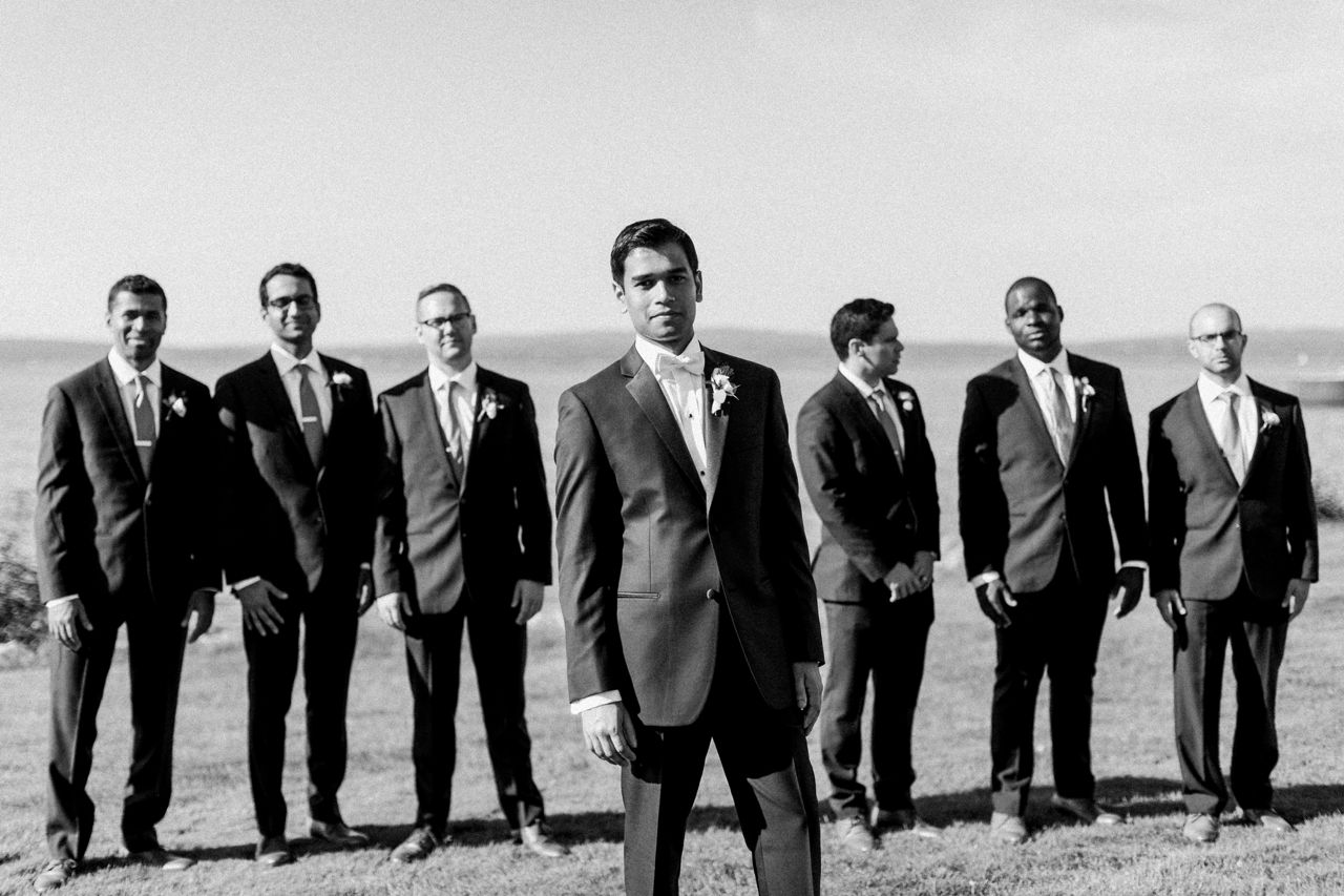 Handsome Groomsmen | The Black Tux | Inn at Bay Harbor Wedding Photography