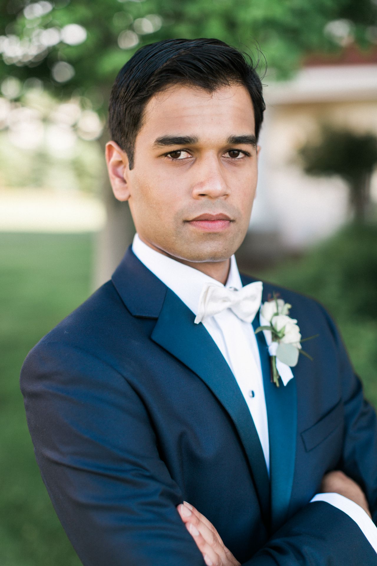 Stylish Groom | Navy Tux | The Black Tux | Inn at Bay Harbor Wedding Photography