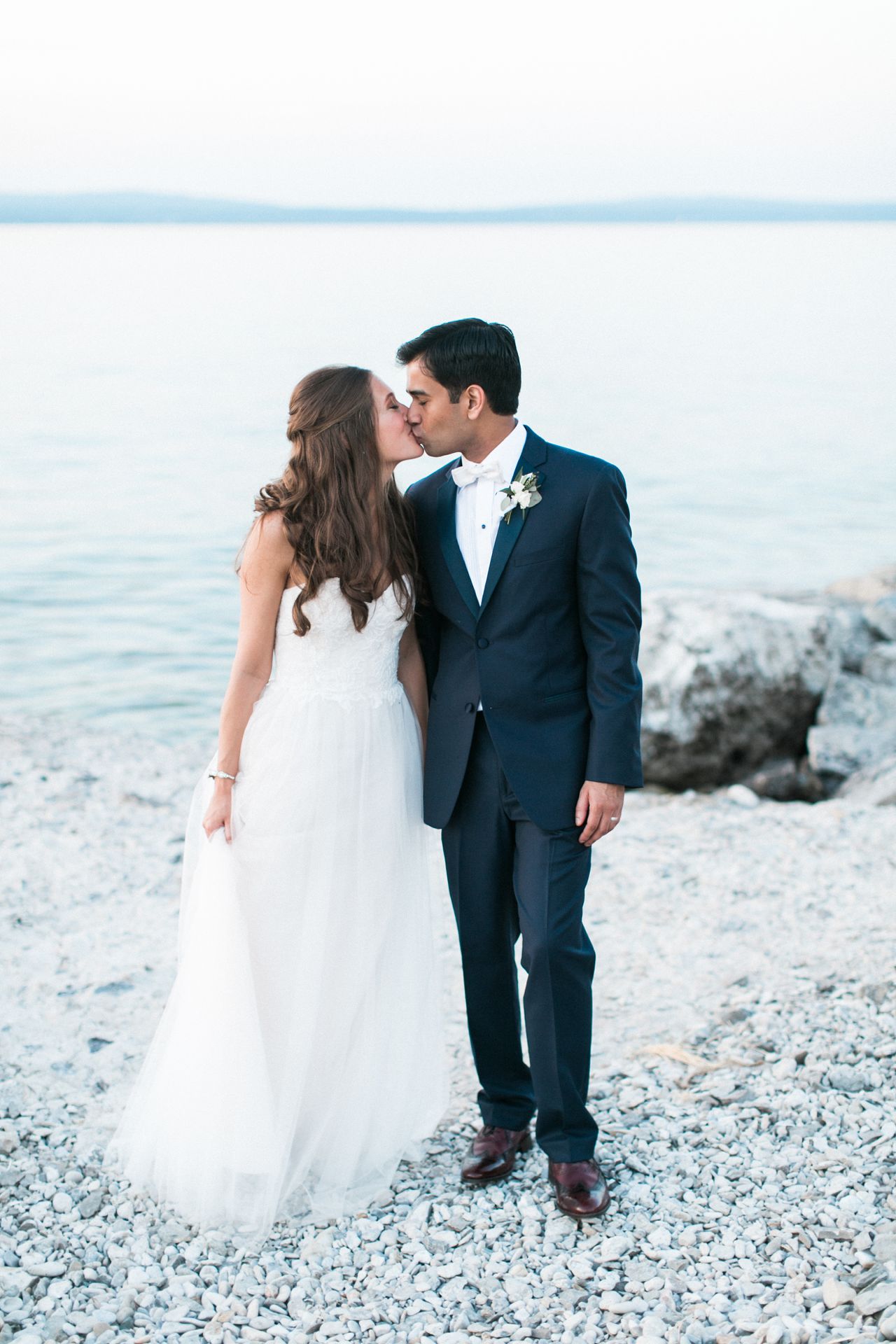 Sunset Bride & Groom Portraits | Inn at Bay Harbor Wedding Photography
