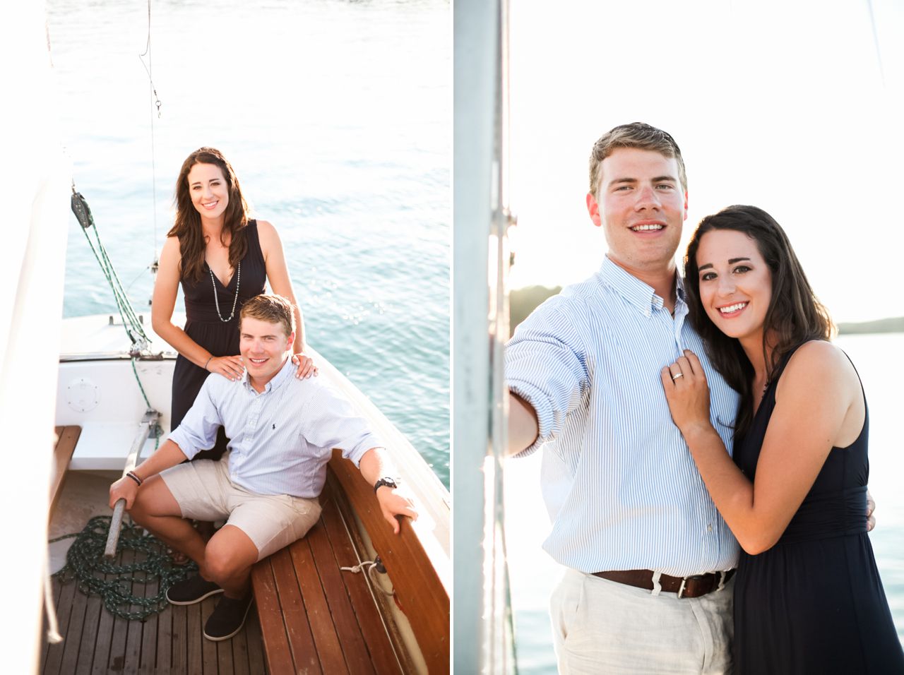 Sailboat Engagement | Petoskey Michigan Engagement Photography | The Weber Photographers