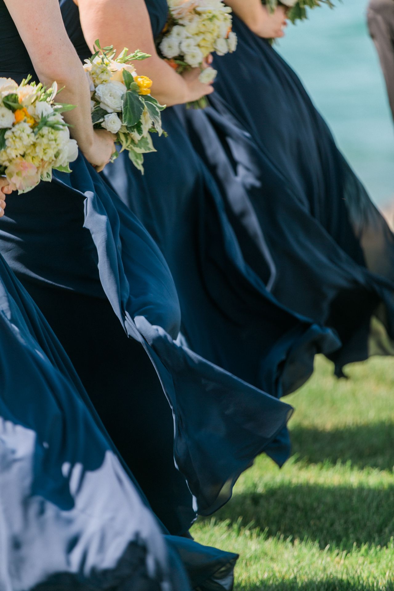 Bill Levkoff bridesmaids dresses | Inn at Bay Harbor Wedding | The Weber Photographers
