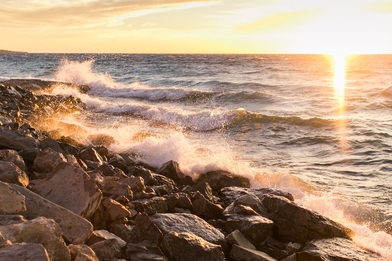 Sunset at Inn at Bay Harbor Wedding Photography | The Weber Photographers