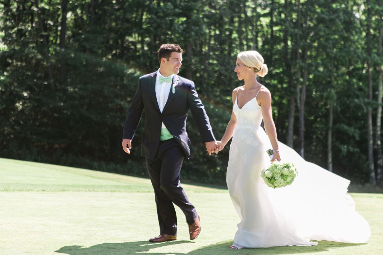 Monique Lhuiller | Walloon Lake Country Club Wedding | Monarch Garden & Floral | The Weber Photographers