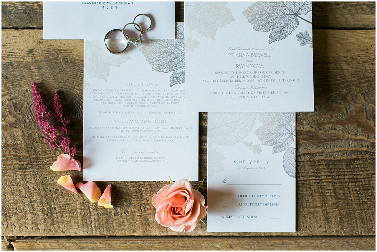 Empire Michigan Wedding