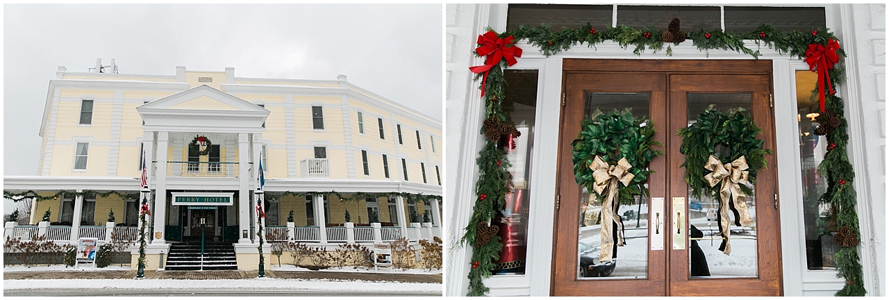 The front of the Stafford's Perry Hotel