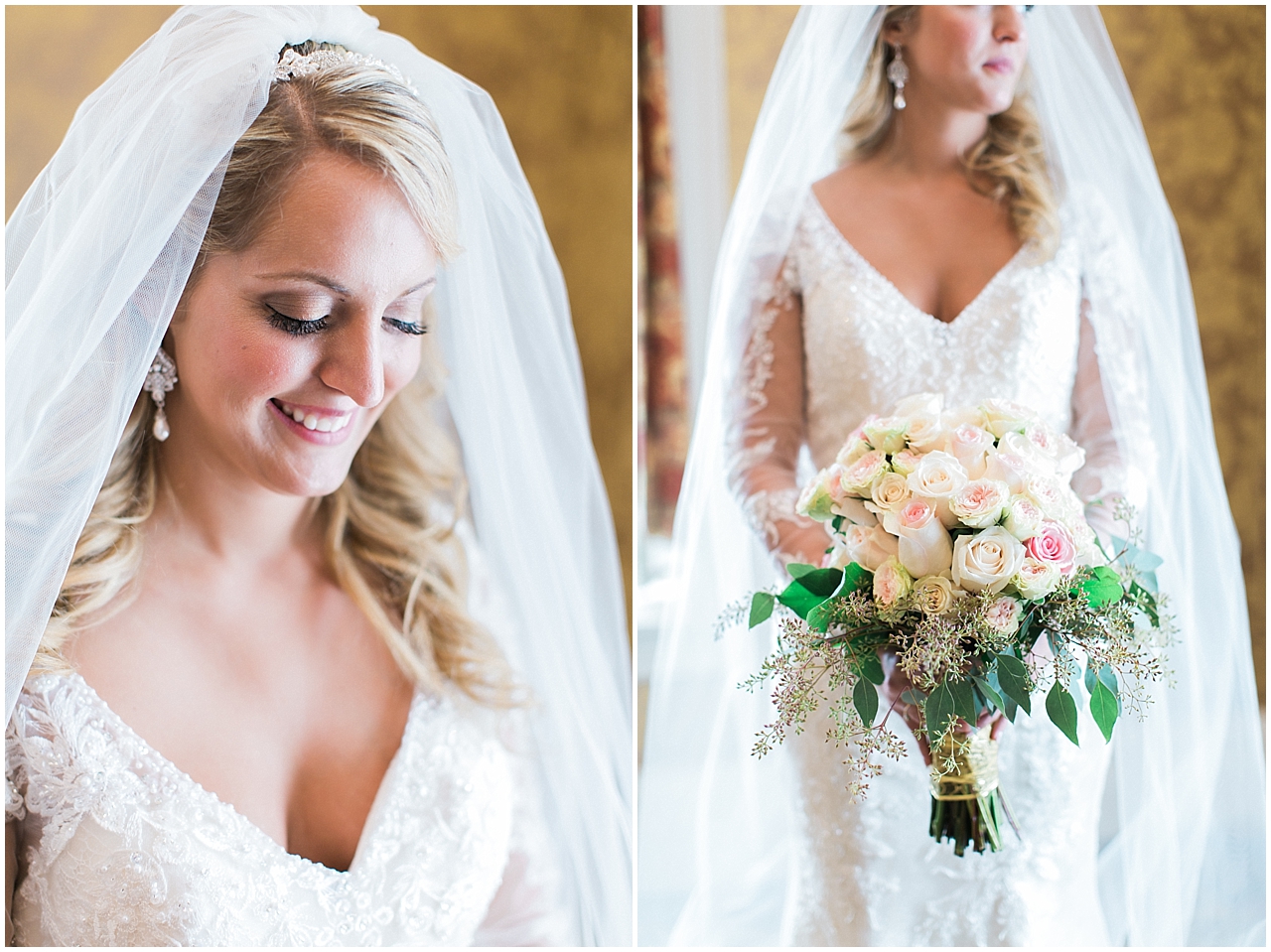 Bridal portraits at the Stafford's Perry Hotel