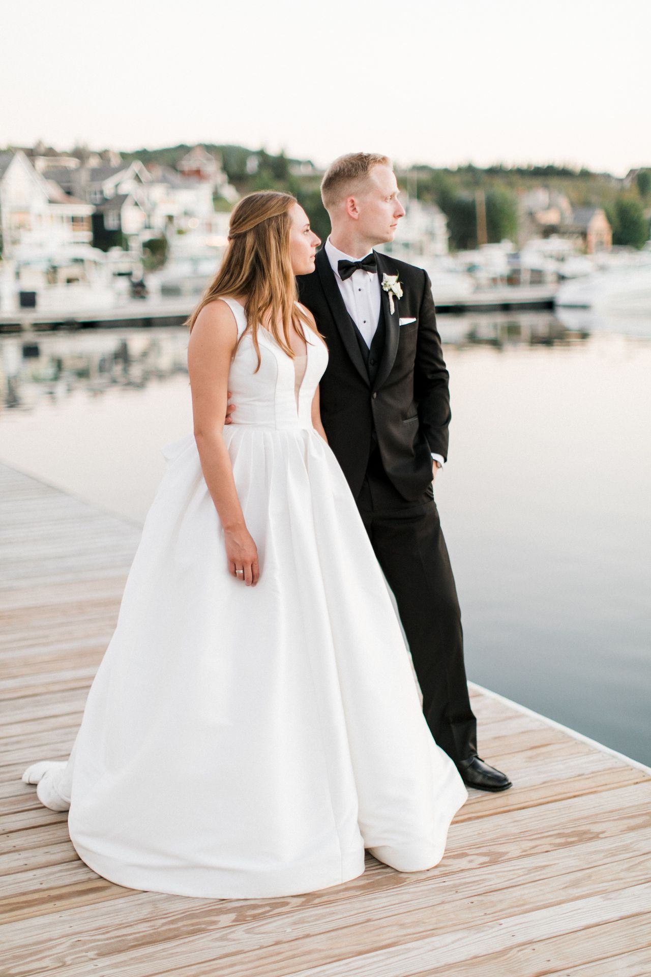 Marina at Sunset Bay Harbor Wedding | The Weber Photographers
