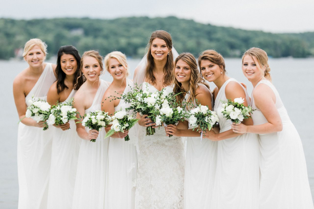 Walloon Lake Wedding Bridesmaids Portraits | The Weber Photographers
