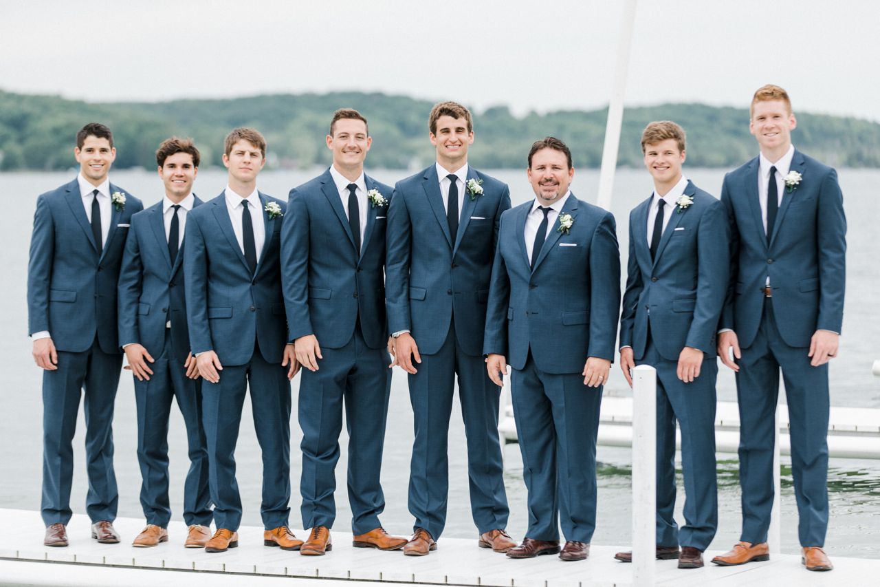 Walloon Lake Wedding Groomsmen Portraits | The Weber Photographers