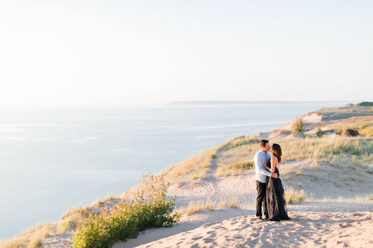 Lake Michigan Engagement | The Weber Photographers