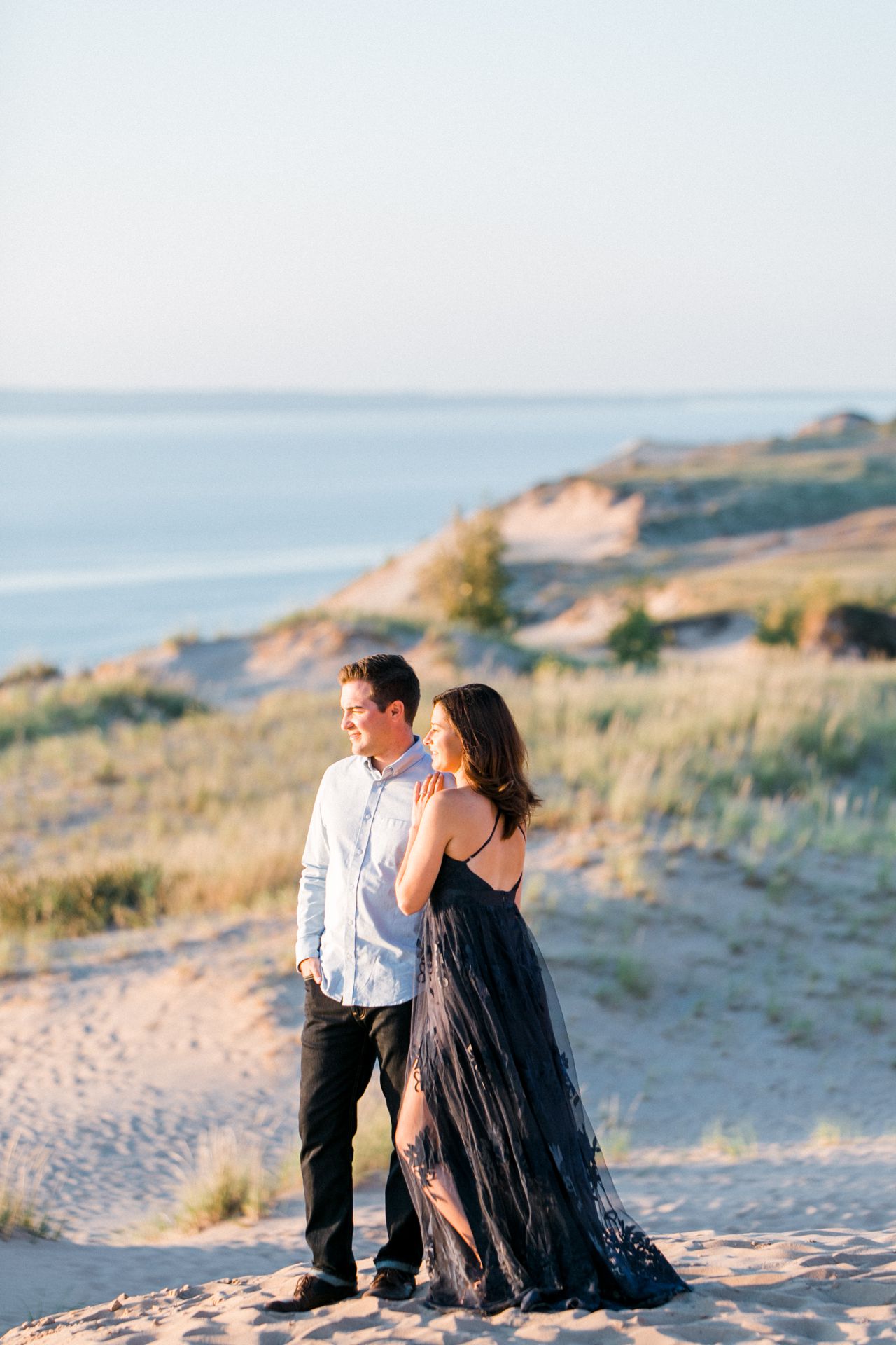Lake Michigan Engagement | The Weber Photographers