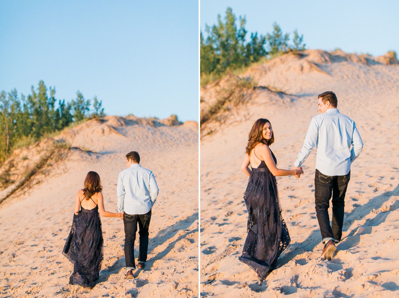 Lake Michigan Engagement | The Weber Photographers