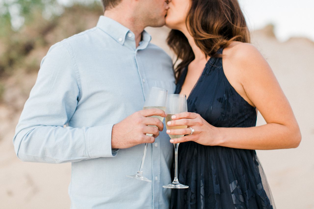 Glen Arbor Engagement Session | The Weber Photographers