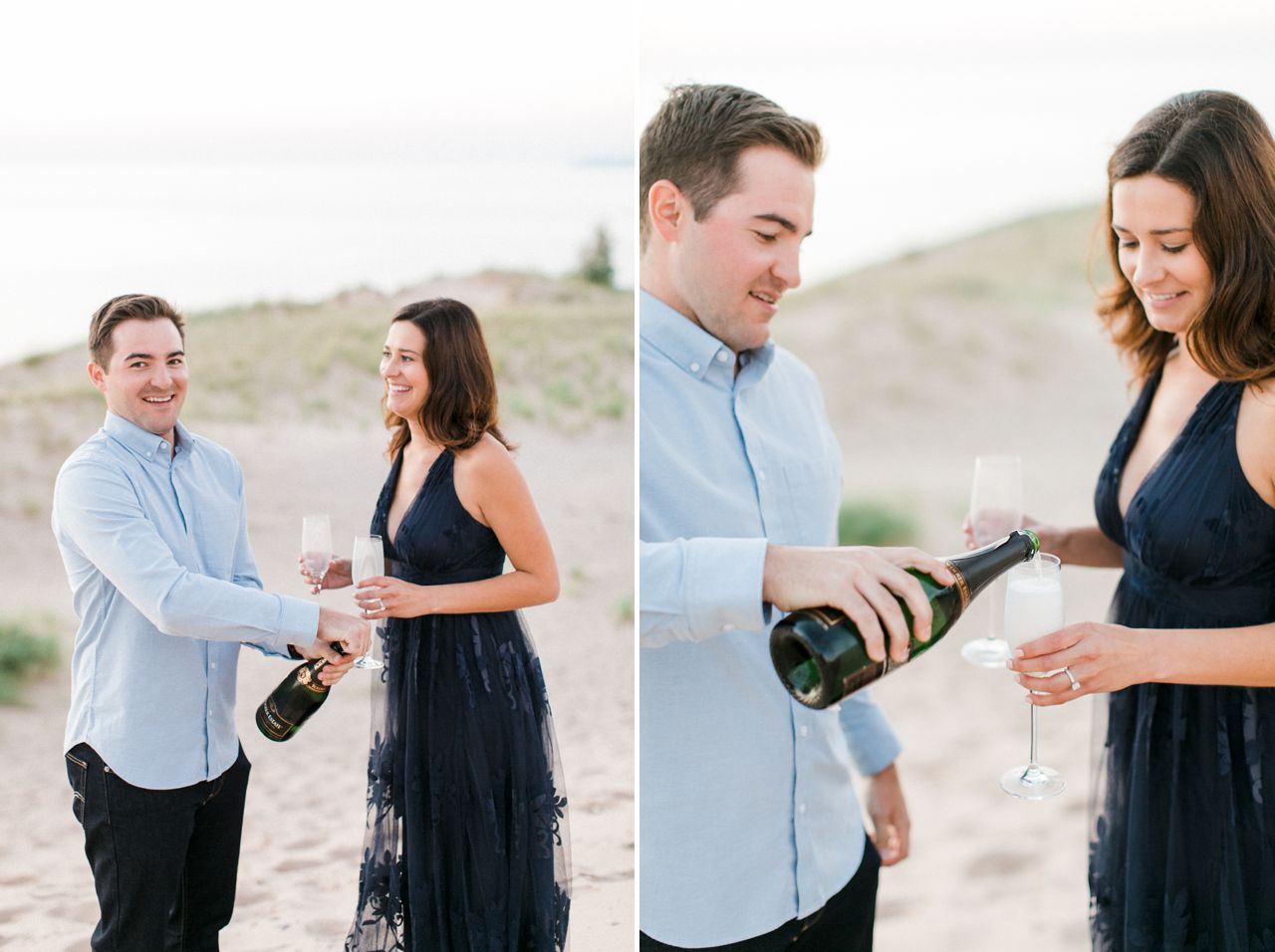 Empire Michigan Engagement | The Weber Photographers