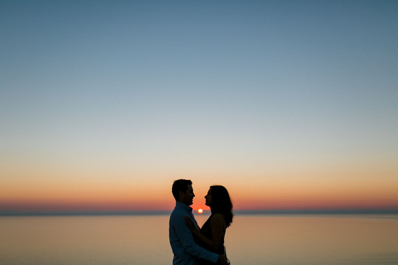 Lake Michigan Engagement | The Weber Photographers