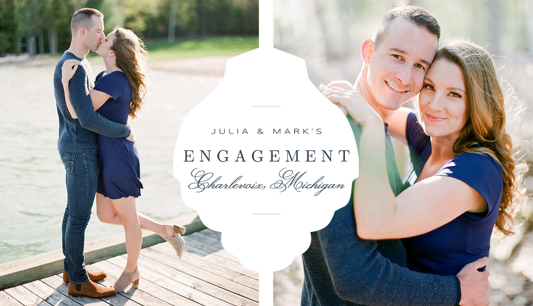 Lake Charlevoix Engagement | The Weber Photographers