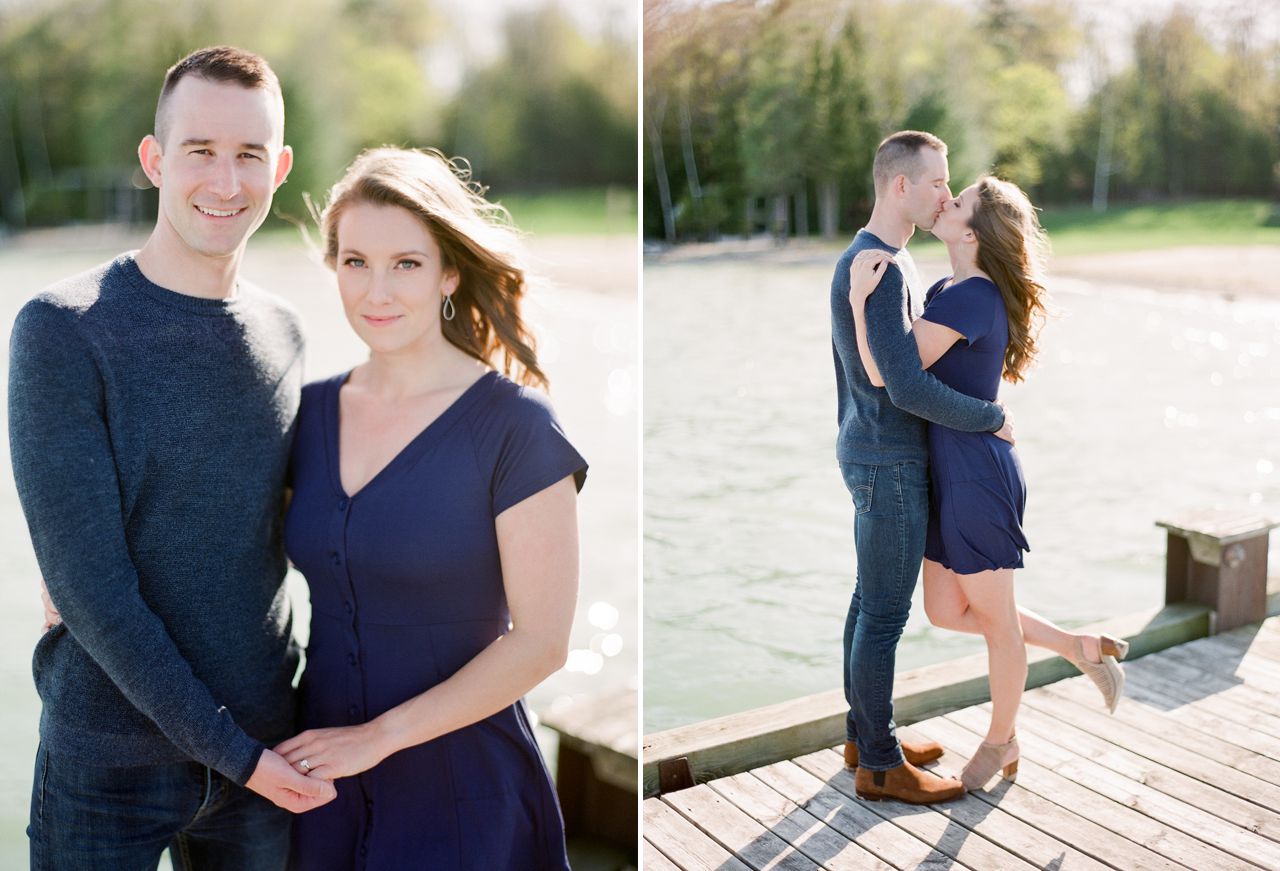 Lakeside Michigan Engagement | The Weber Photographers