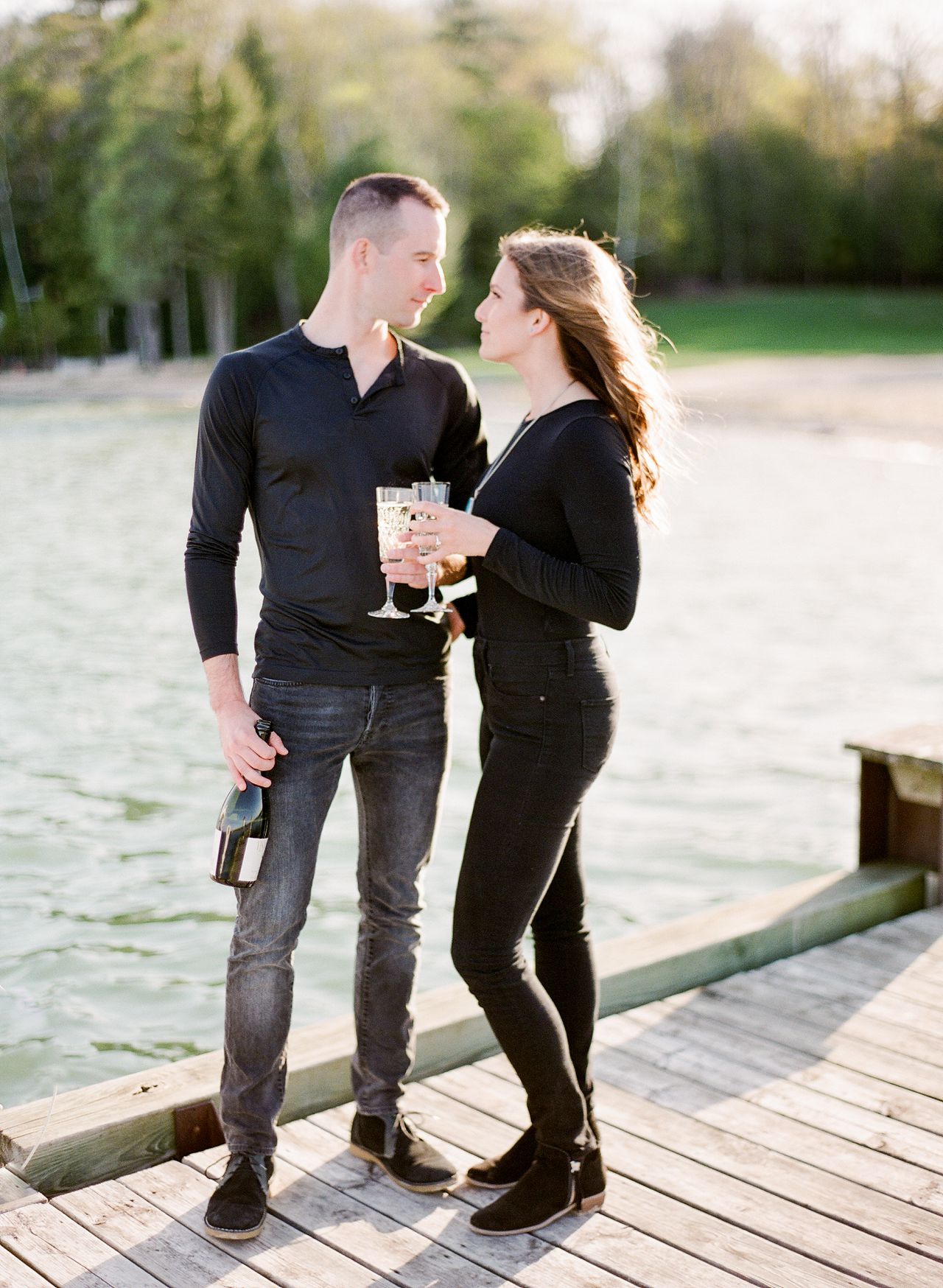 Lakeside Michigan Engagement | The Weber Photographers