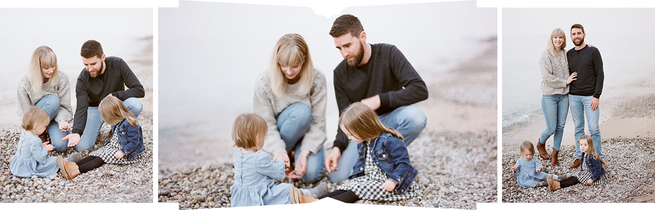 Lake Michigan Family Portrait | The Weber Photographers