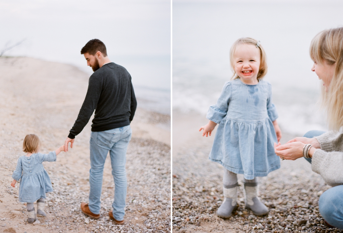 Lake Michigan Family Portrait | The Weber Photographers