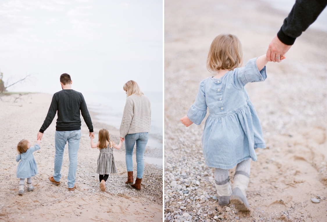 Lake Michigan Family Portrait | The Weber Photographers
