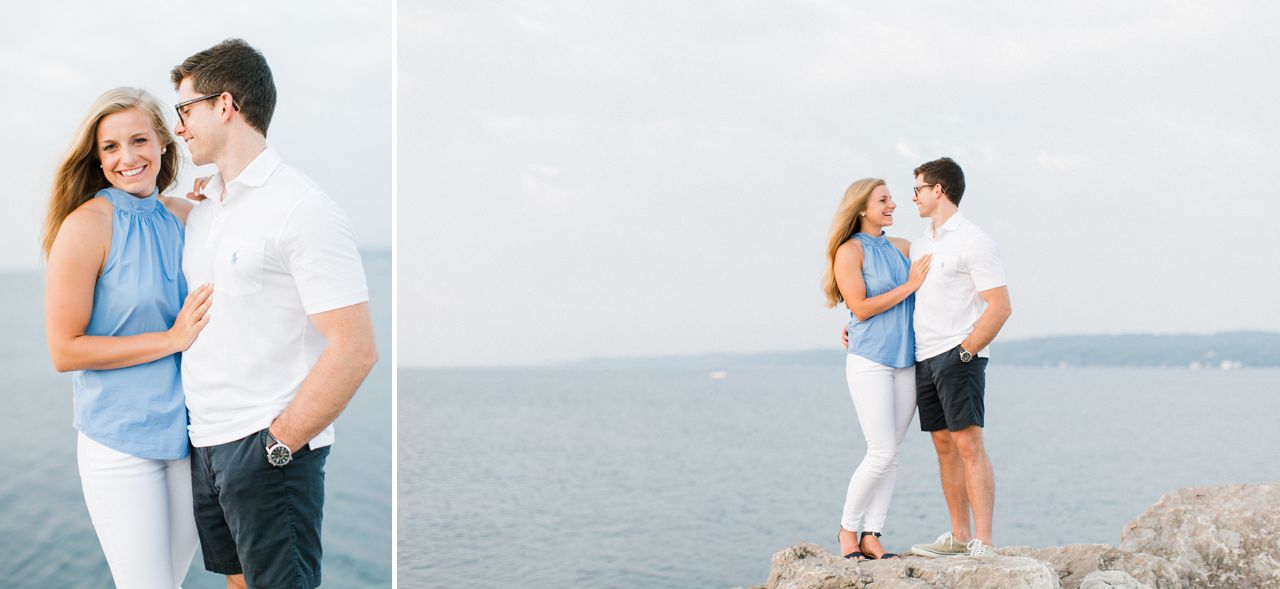Lakeside Michigan Engagement | The Weber Photographers