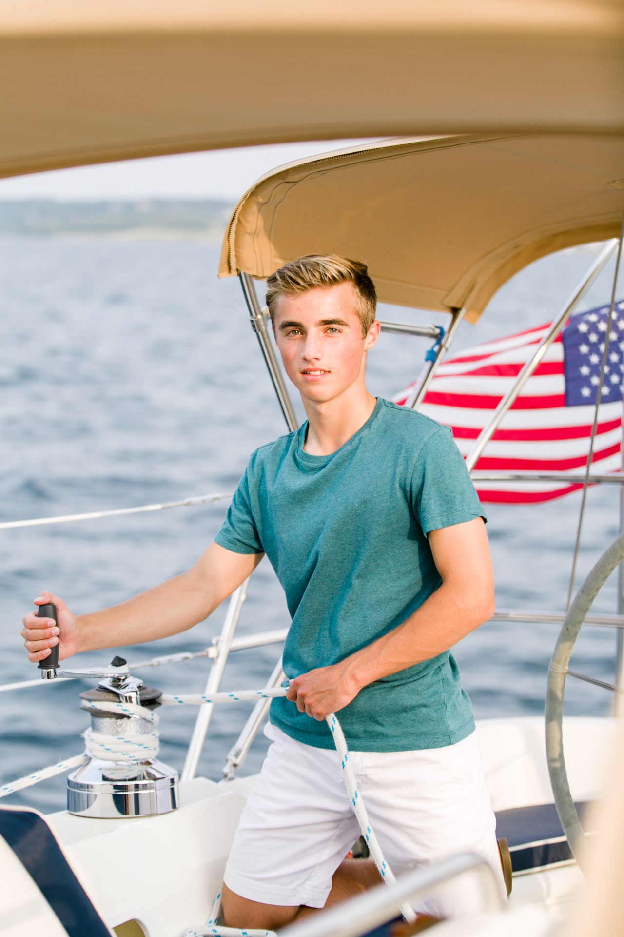 Sailing Senior Portrait | The Weber Photographers